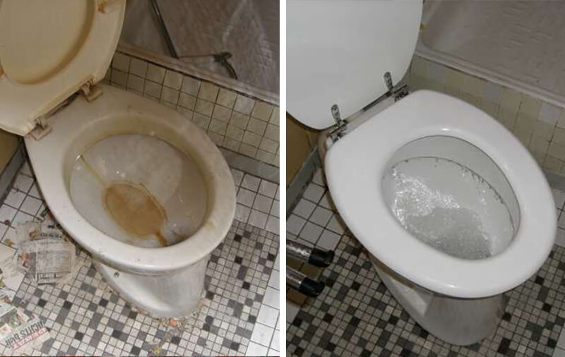 WC-Tiefenreinigung